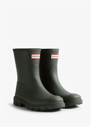 Unisex Downpour Short støvle Dark Olive HUNTER